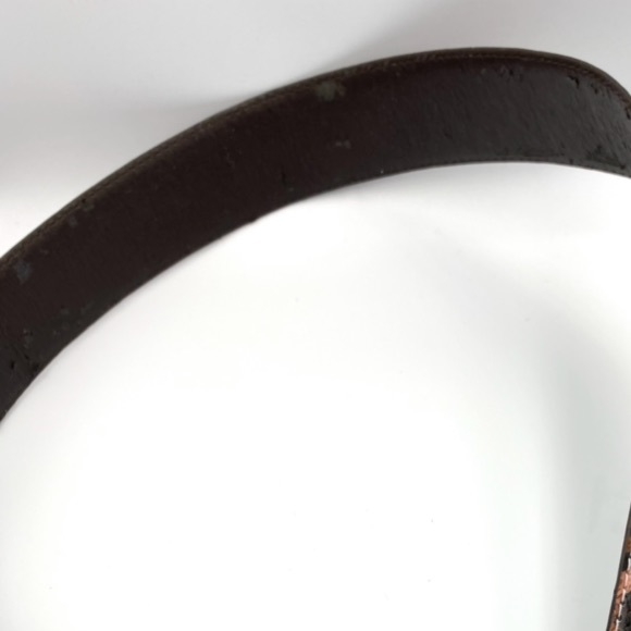 Betsy Johnson Pink Leopard Print Shiny Belt - Picture 3 of 5